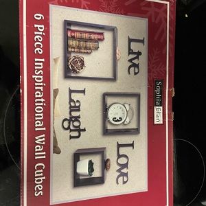 6 Piece Inspirational Wall Cubes